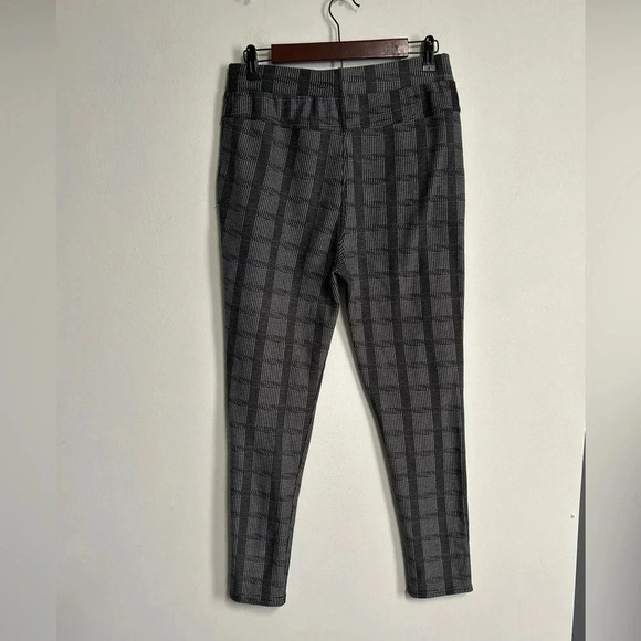 Women's XL‎ Houndstooth Stretch Leggings Fleece Lined Pull On Preppy Acadamia - Picture 7 of 14